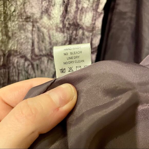 Vintage 90s Erin London Y2K Jacket Snakeskin Pattern Boxy Collared Zip Front Sm - Picture 12 of 12